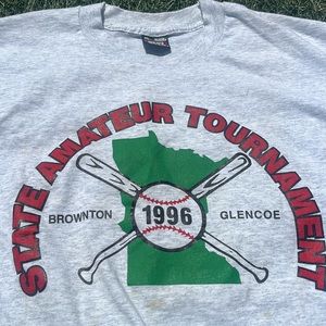 Vintage 1996⚾️🏟State Tournament baseball T-Shirt